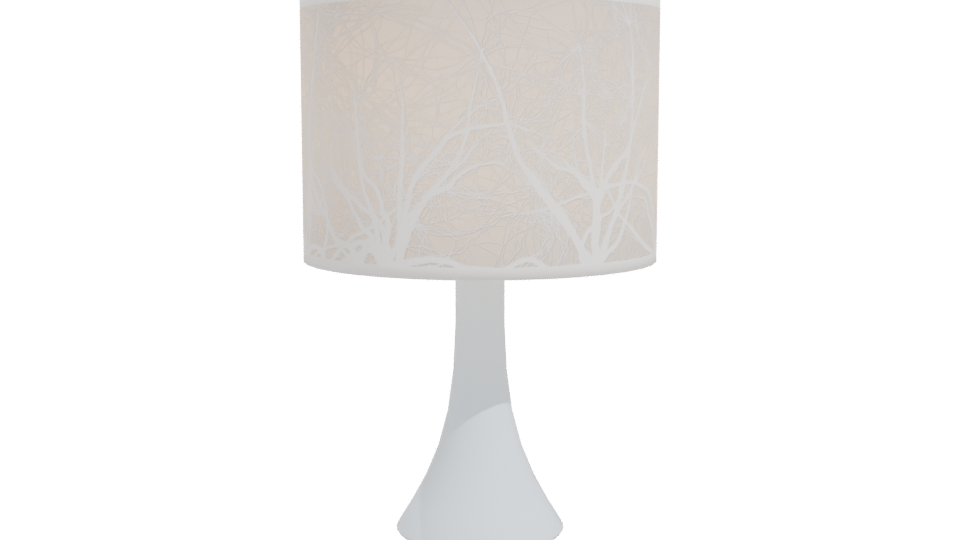 Stylish Touch Table Lamp 3D - Professional 3D Model Render 11