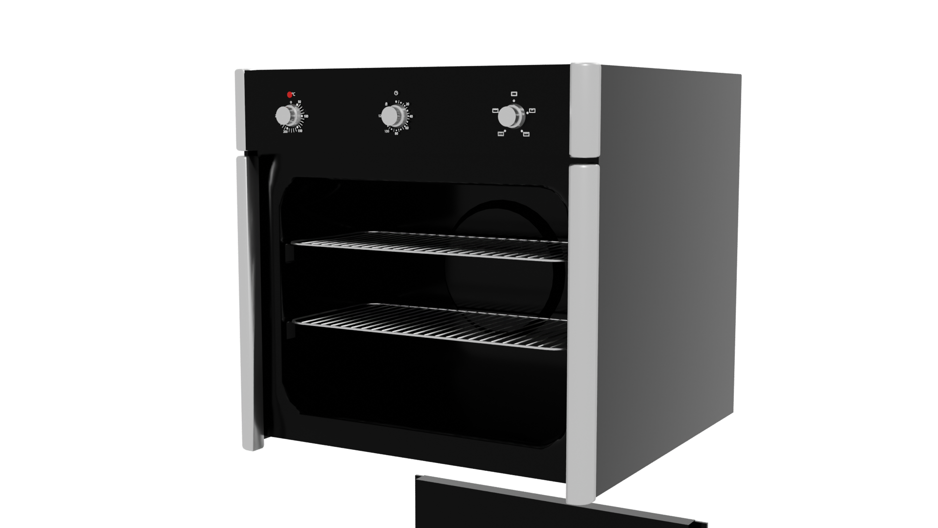 Sleek Modern Oven 3D Model - Professional 3D Model Render 12