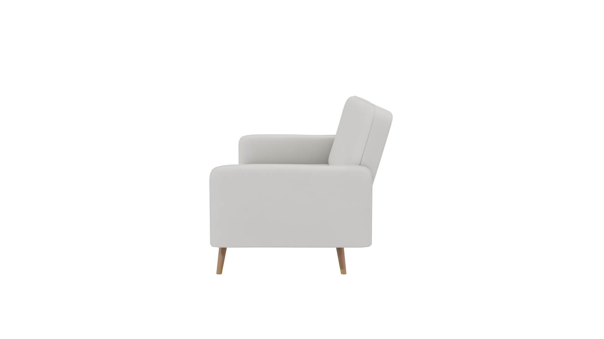 Minimalist White Sofa 3D Model - Professional 3D Model Render 14