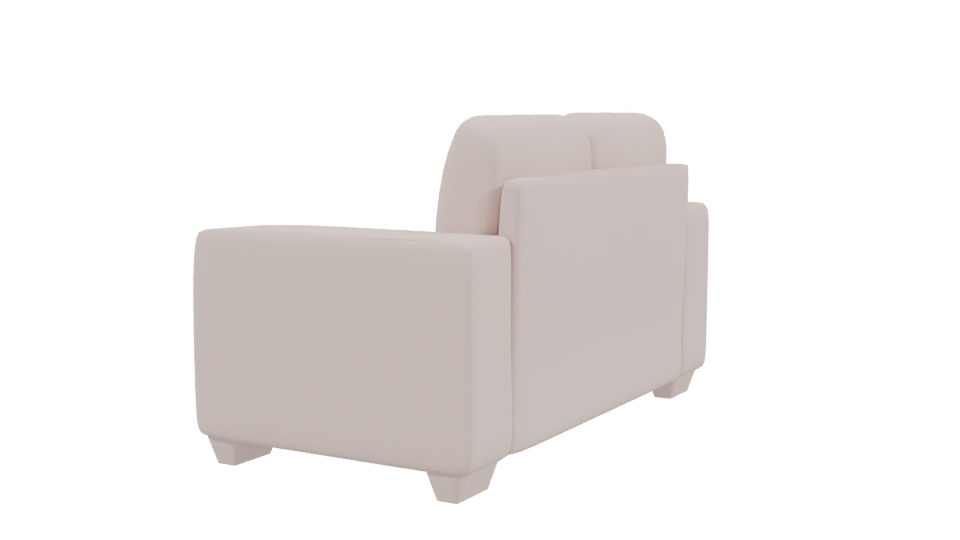 Elegant Minimalist Sofa 3D Model - Professional 3D Model Render 3