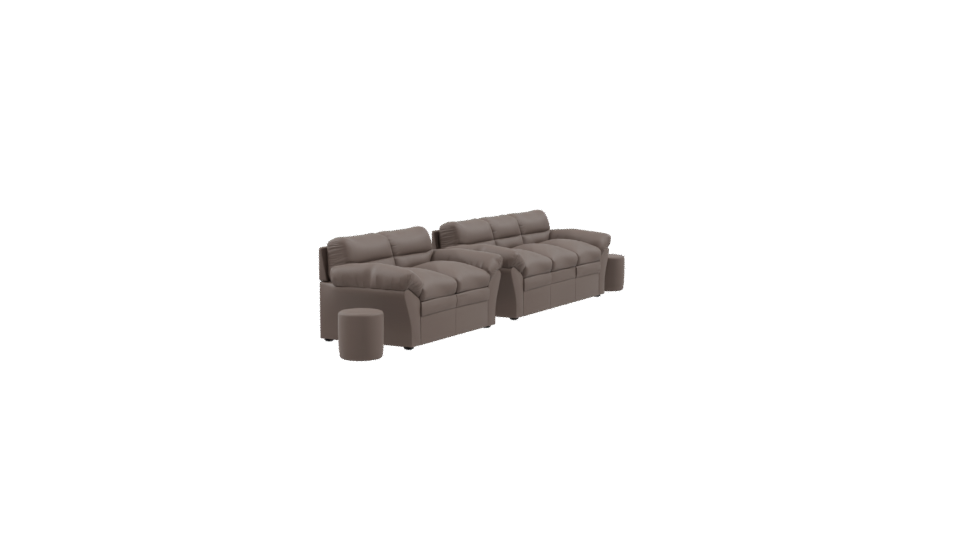 Canavaro Living Room Sofa Set 3D - Professional 3D Model Render 9