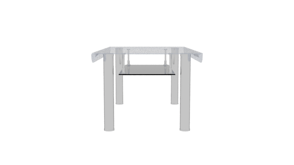 Modern Glass Coffee Table 3D - Professional 3D Model Render 8