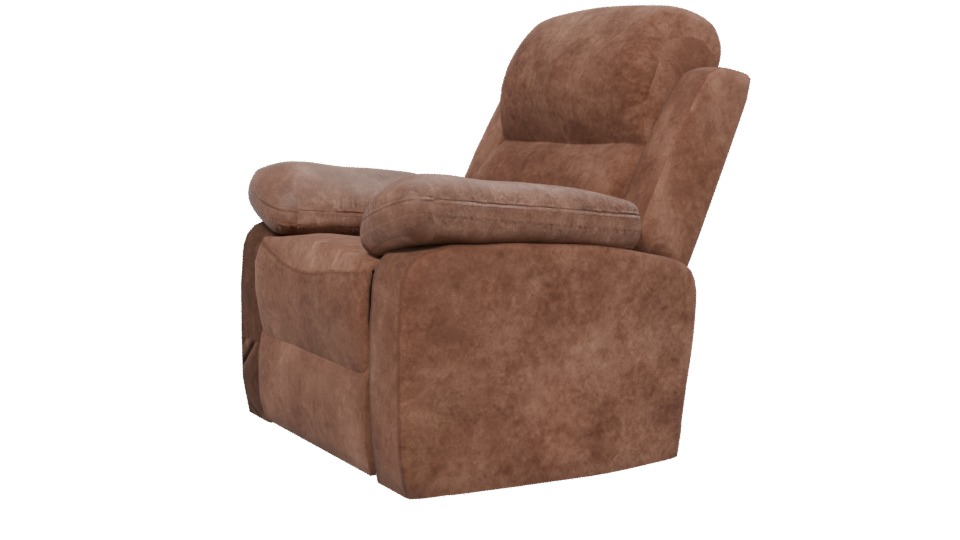 Stylish Modern Recliner Armchair 3D Model - Professional 3D Model Render 13