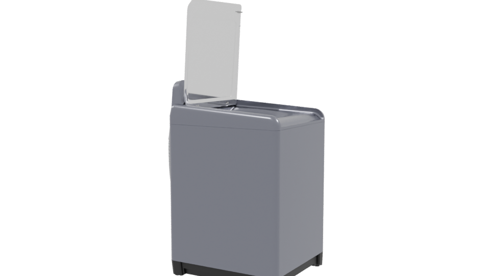 Top Load Washing Machine Model - Professional 3D Model Render 9