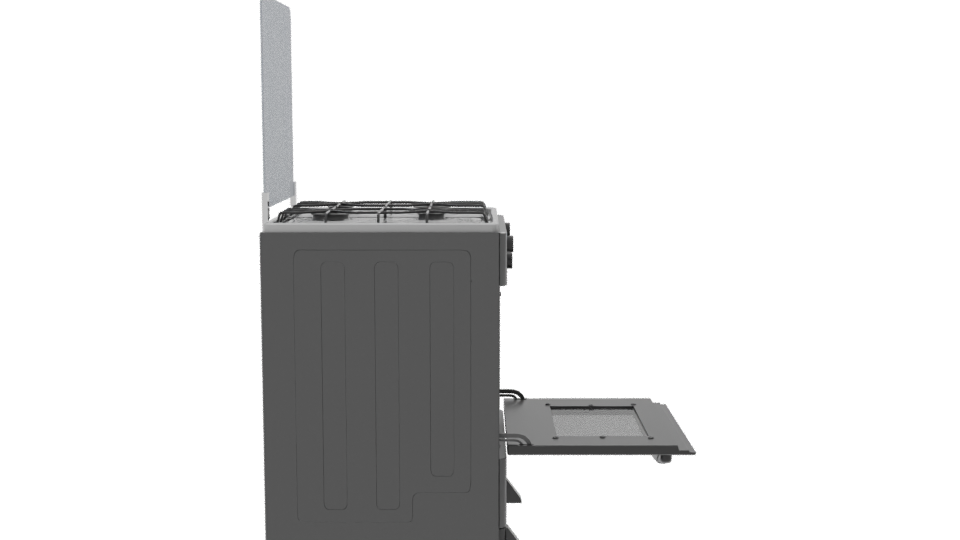 Modern Gas Stove 3D Model - Professional 3D Model Render 8