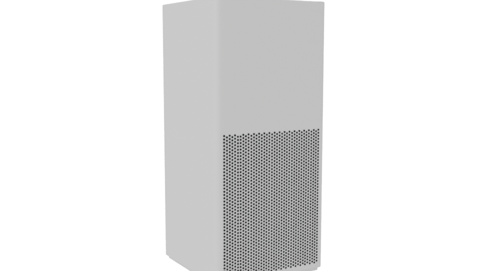 Minimalist Air Purifier Model 3D - Professional 3D Model Render 7