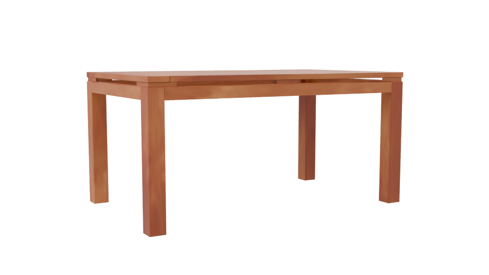 Modern Wooden Table Model 3D - Professional 3D Model Render 7