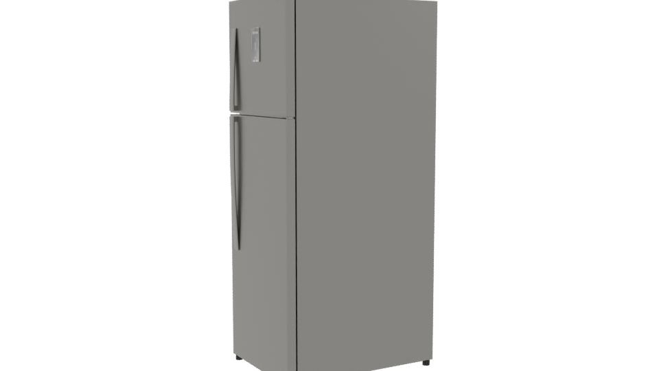 Sleek Stainless Steel Refrigerator 3D Model - Professional 3D Model Render 13