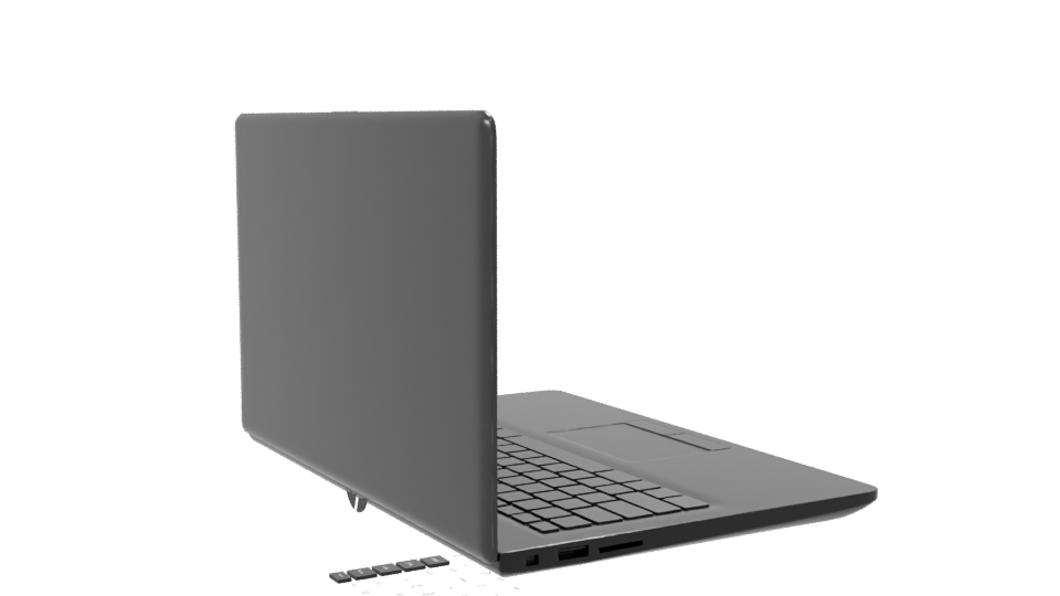 Notebook 14-Ck2091la Intel Core I3 3D - Professional 3D Model Render 7