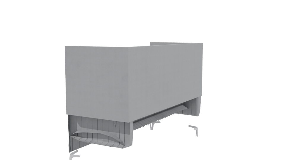 Stylish Modern Sofa 3D Model - Professional 3D Model Render 3