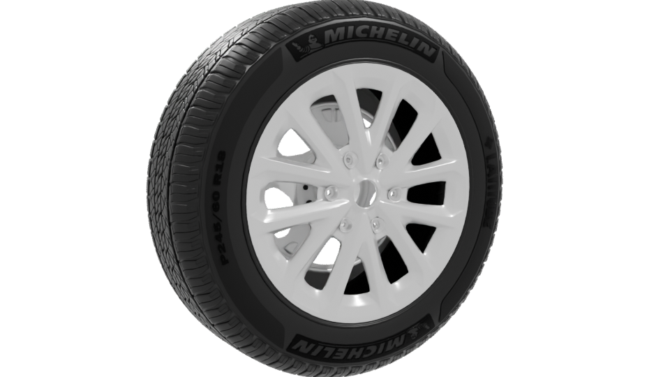 Stylish Alloy Wheel Model 3D - Professional 3D Model Render 10