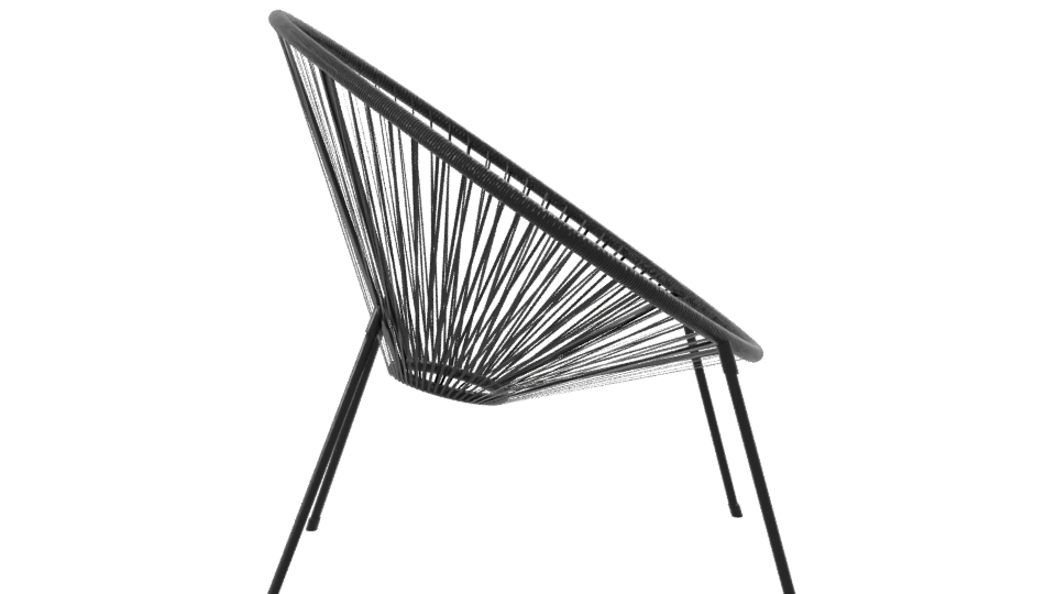 Stylish Modern Lounge Chair 3D - Professional 3D Model Render 8