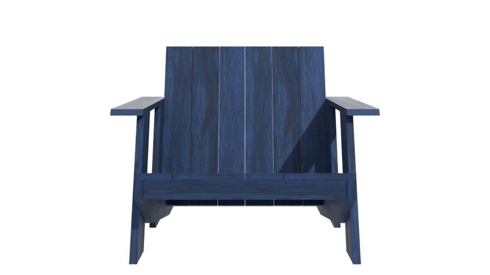 Stylish Outdoor Lounge Chair 3D - Professional 3D Model Render 11
