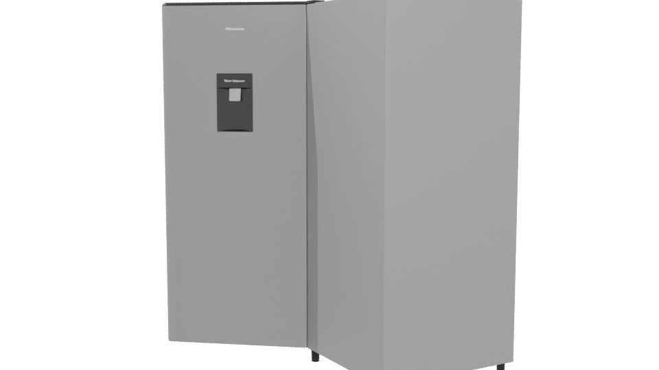 Stylish Household Refrigerator Model - Professional 3D Model Render 4