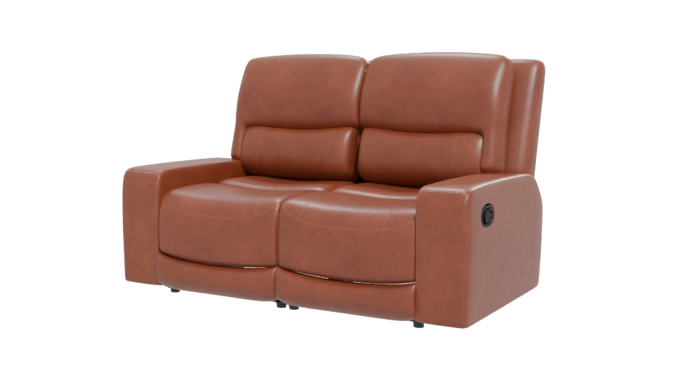 Reclining Love Seat 3D Model - Professional 3D Model Render 12