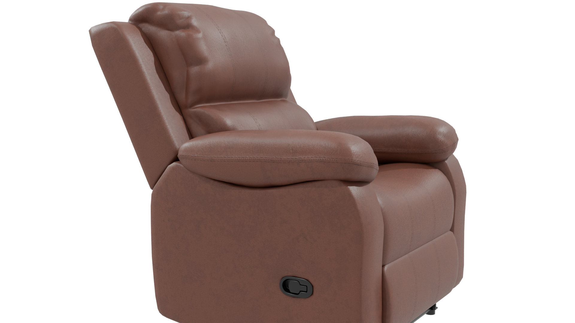 Contemporary Reclining Lounge Chair 3D - Professional 3D Model Render 9