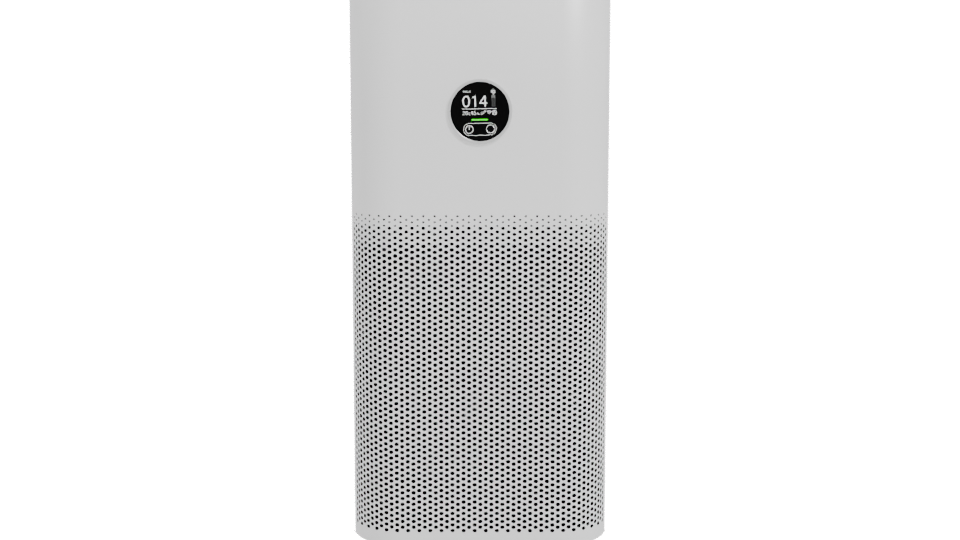 Sleek Air Purifier 3D Model - Professional 3D Model Render 11