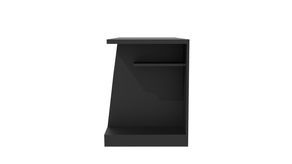 Stylish Modern Office Desk 3D - Professional 3D Model Render 2