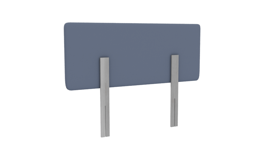 Stylish Fabric Bed Headboard 3D - Professional 3D Model Render 4