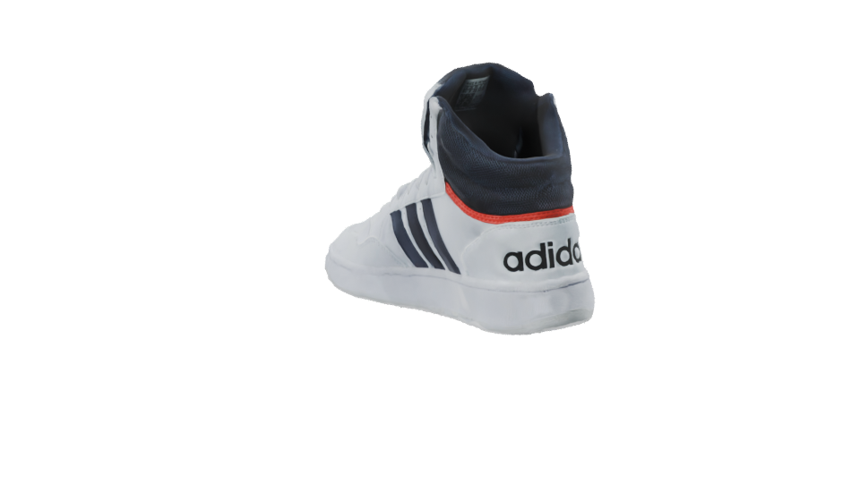 Stylish High-Top Sneakers Model - Professional 3D Model Render 4