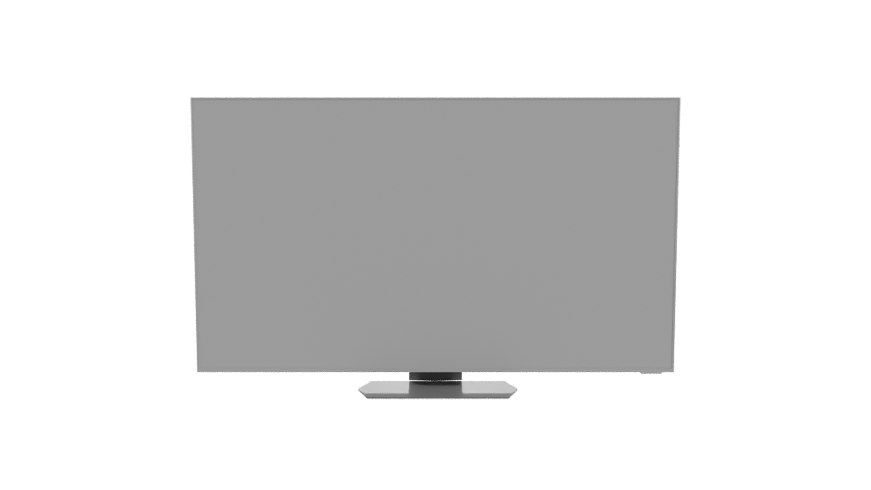 Sleek Modern Flat Screen TV 3D Model - Professional 3D Model Render 11