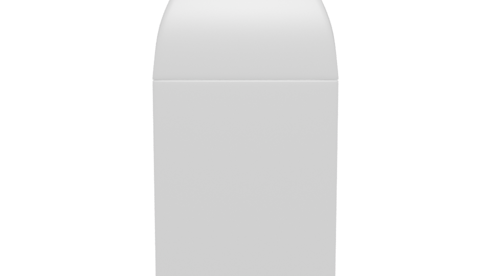 Stylish Top-Load Washing Machine 3D - Professional 3D Model Render 5