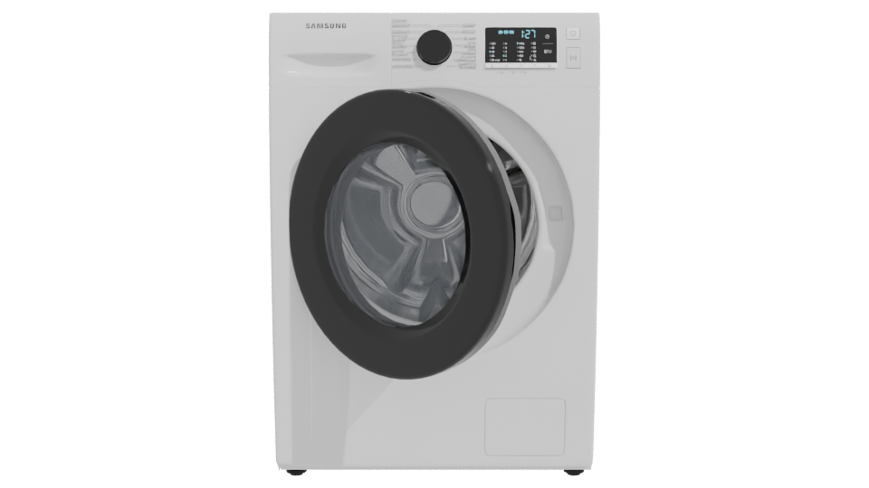 Realistic Household Washing Machine 3D - Professional 3D Model Render 11