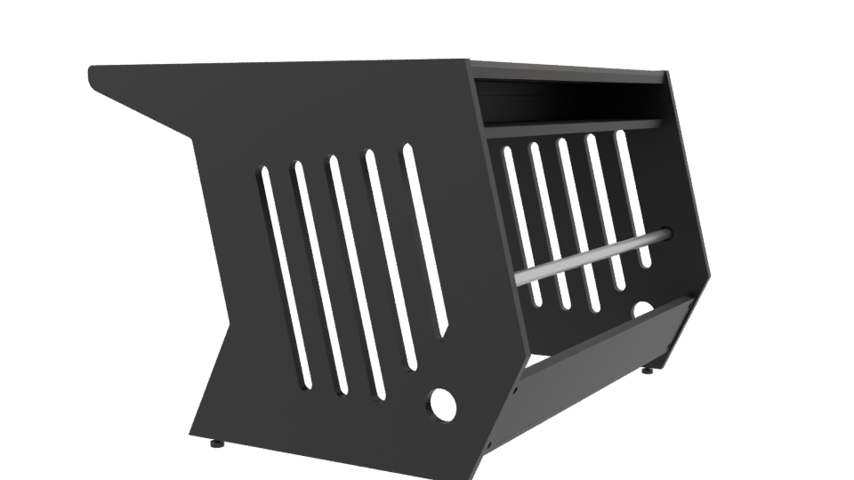 Sleek Modern Office Desk 3D - Professional 3D Model Render 3