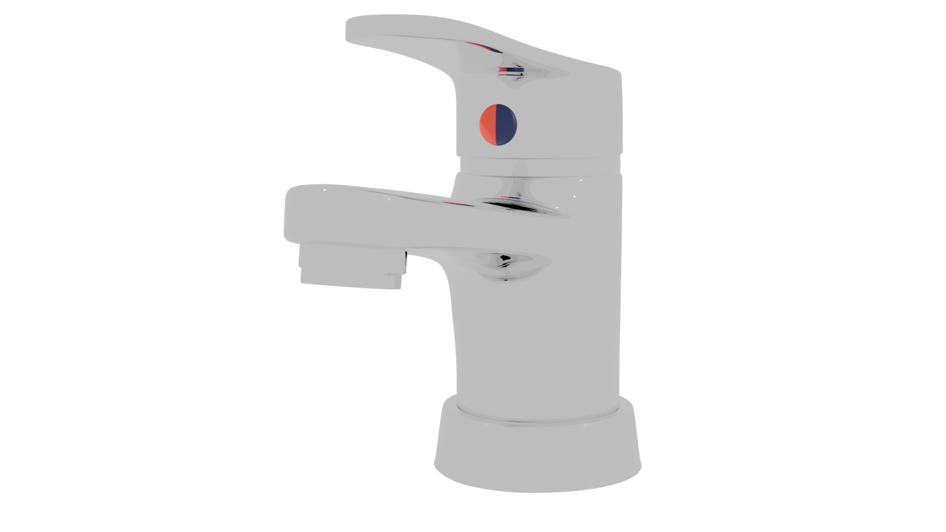 Stylish Kitchen Faucet 3D Model - Professional 3D Model Render 15