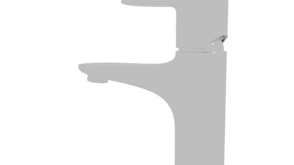 Stylish Metal Faucet 3D Model - Professional 3D Model Render 3