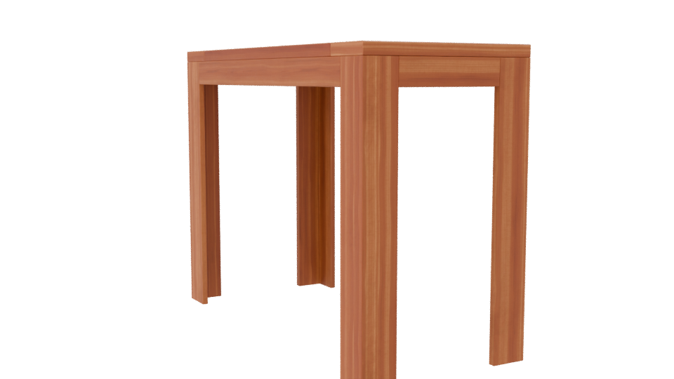 Stylish Wooden Table Model 3D - Professional 3D Model Render 7