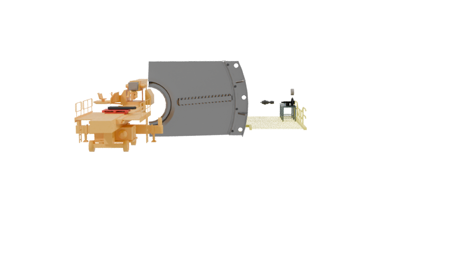 Industrial Machinery 3D Model - Professional 3D Model Render 2