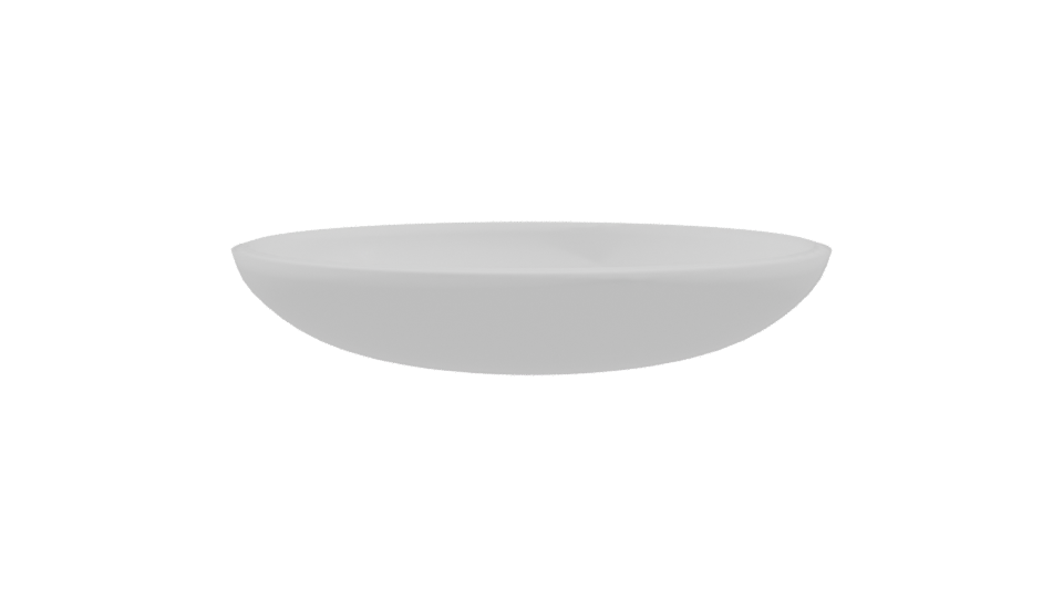Elegant Ceramic Serving Dish 3D Model - Professional 3D Model Render 9