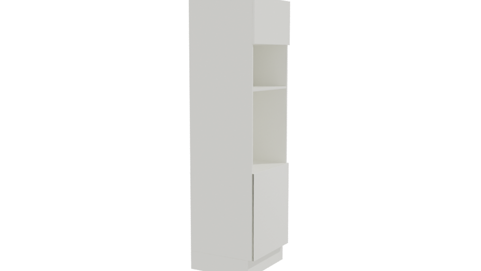 Minimalist Vertical Storage Unit 3D - Professional 3D Model Render 9