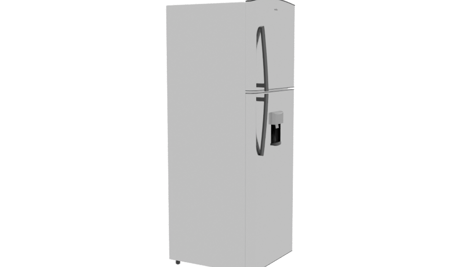 Modern Household Refrigerator 3D - Professional 3D Model Render 9