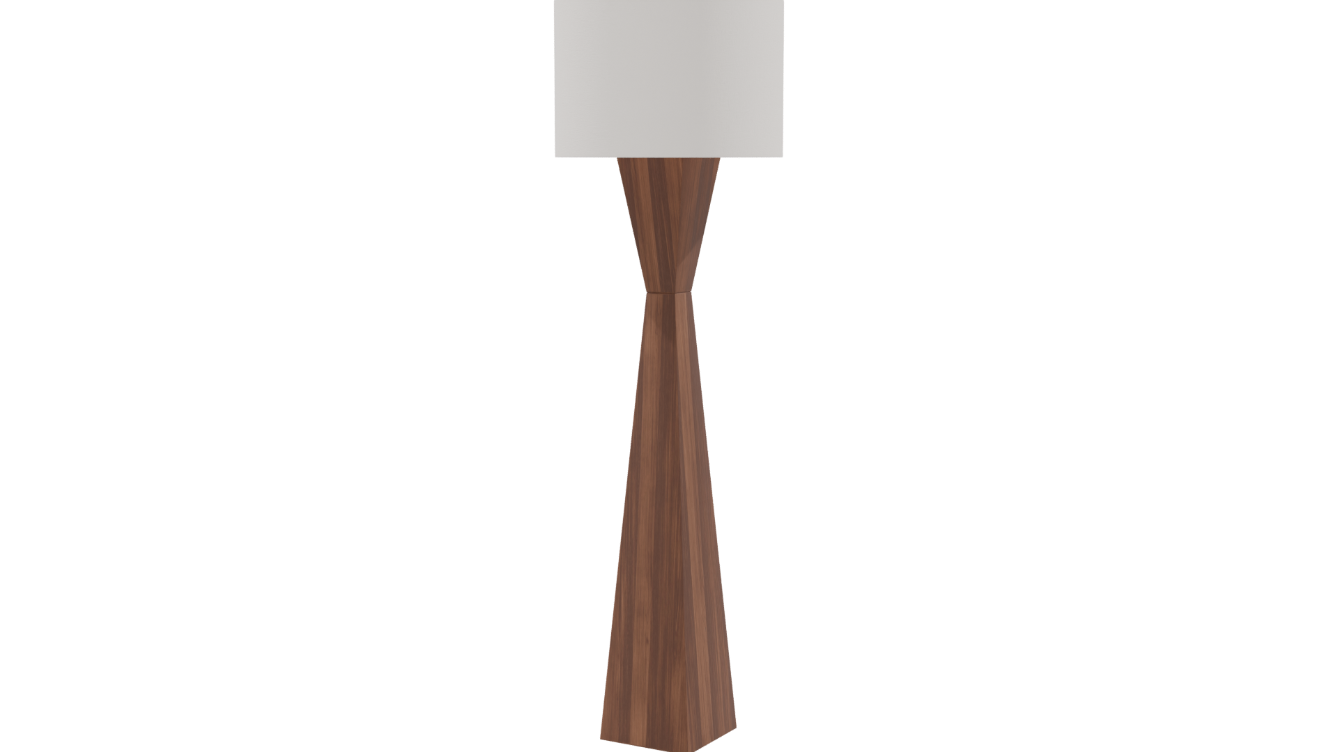 Stylish Wooden Floor Lamp 3D - Professional 3D Model Render 9
