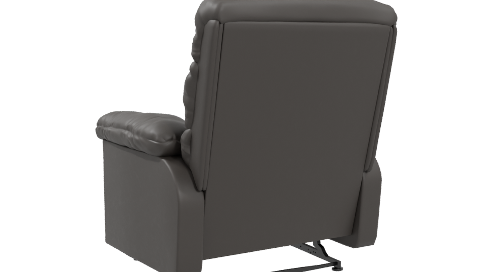 Stylish Reclining Chair Model - Professional 3D Model Render 4