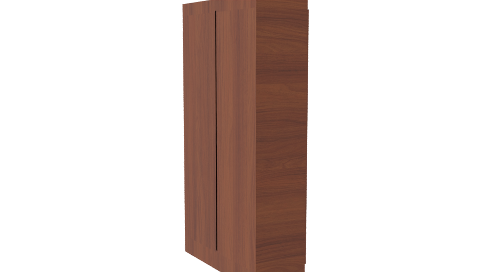 Stylish Wooden Storage Cabinet 3D - Professional 3D Model Render 7