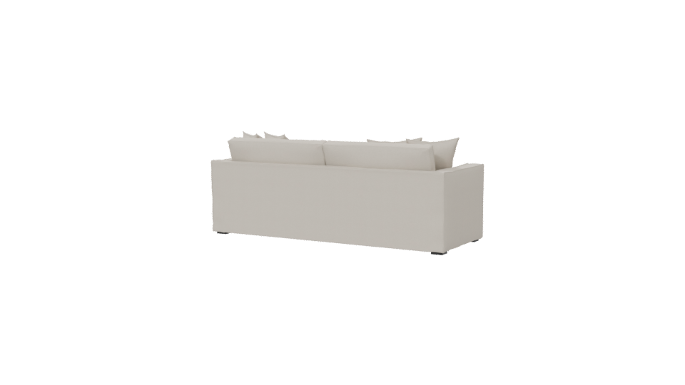 Minimalist Modern Sofa 3D Model - Professional 3D Model Render 6