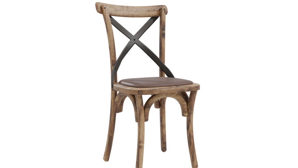 Corsica Dining Chair 3D Model - Professional 3D Model Render 10