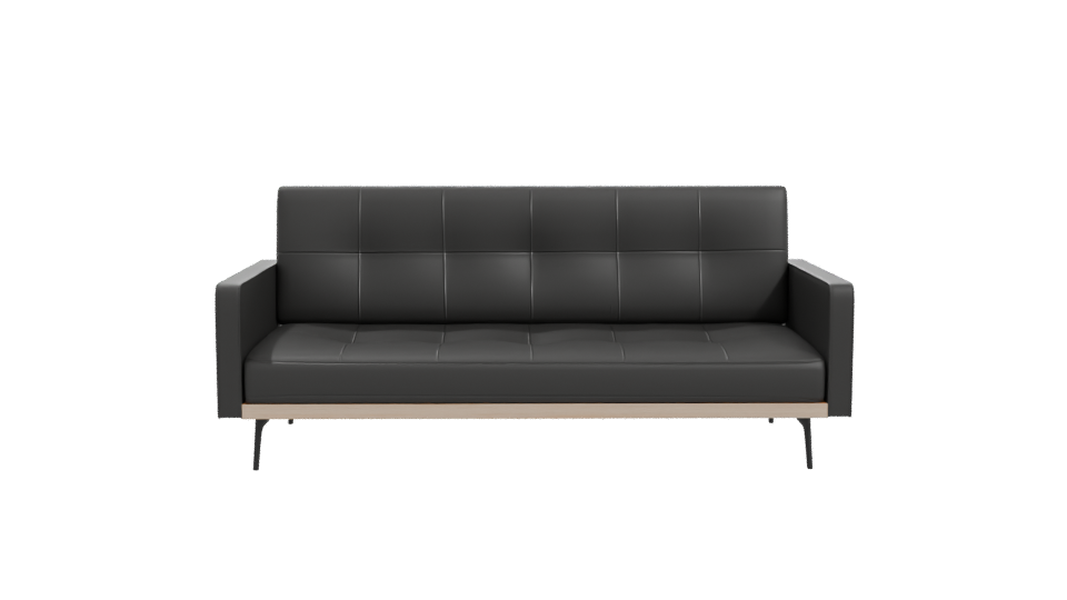 Stylish Modern Leather Sofa 3D Model - Professional 3D Model Render 11