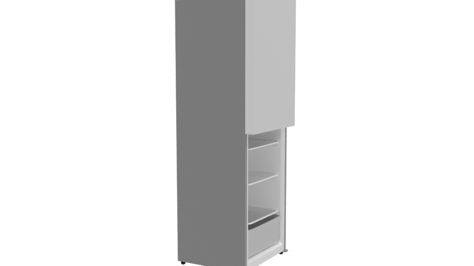Sleek Refrigerator 3D Model - Professional 3D Model Render 9