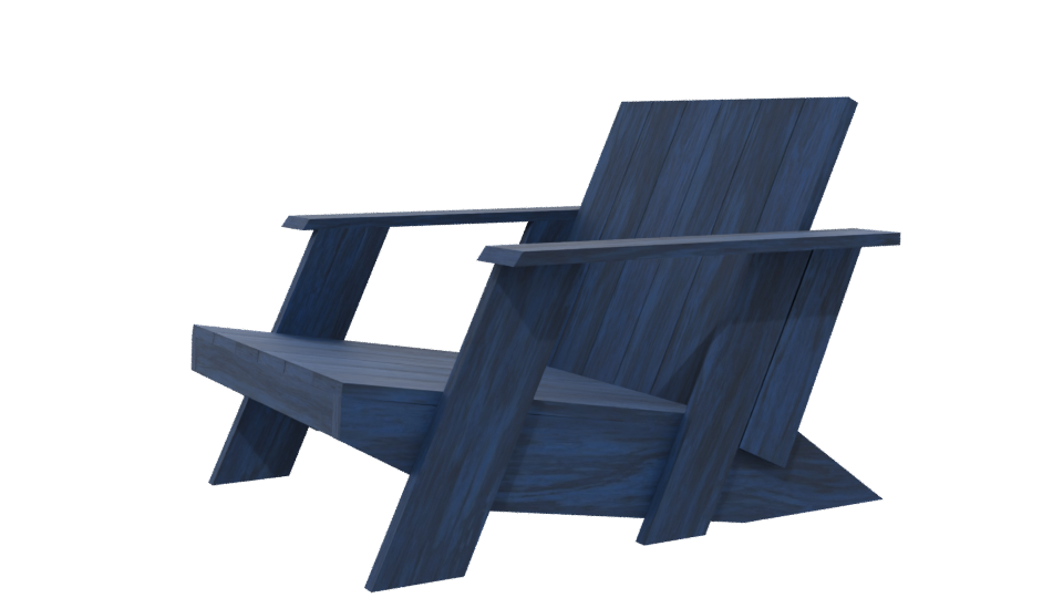 Stylish Outdoor Lounge Chair 3D - Professional 3D Model Render 13