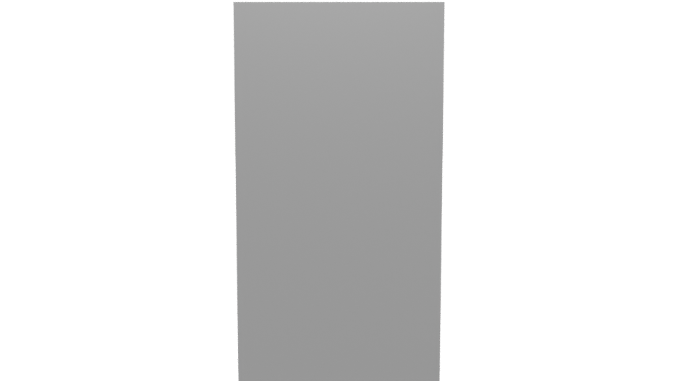 Sleek Modern Stainless Steel Refrigerator 3D Model - Professional 3D Model Render 5