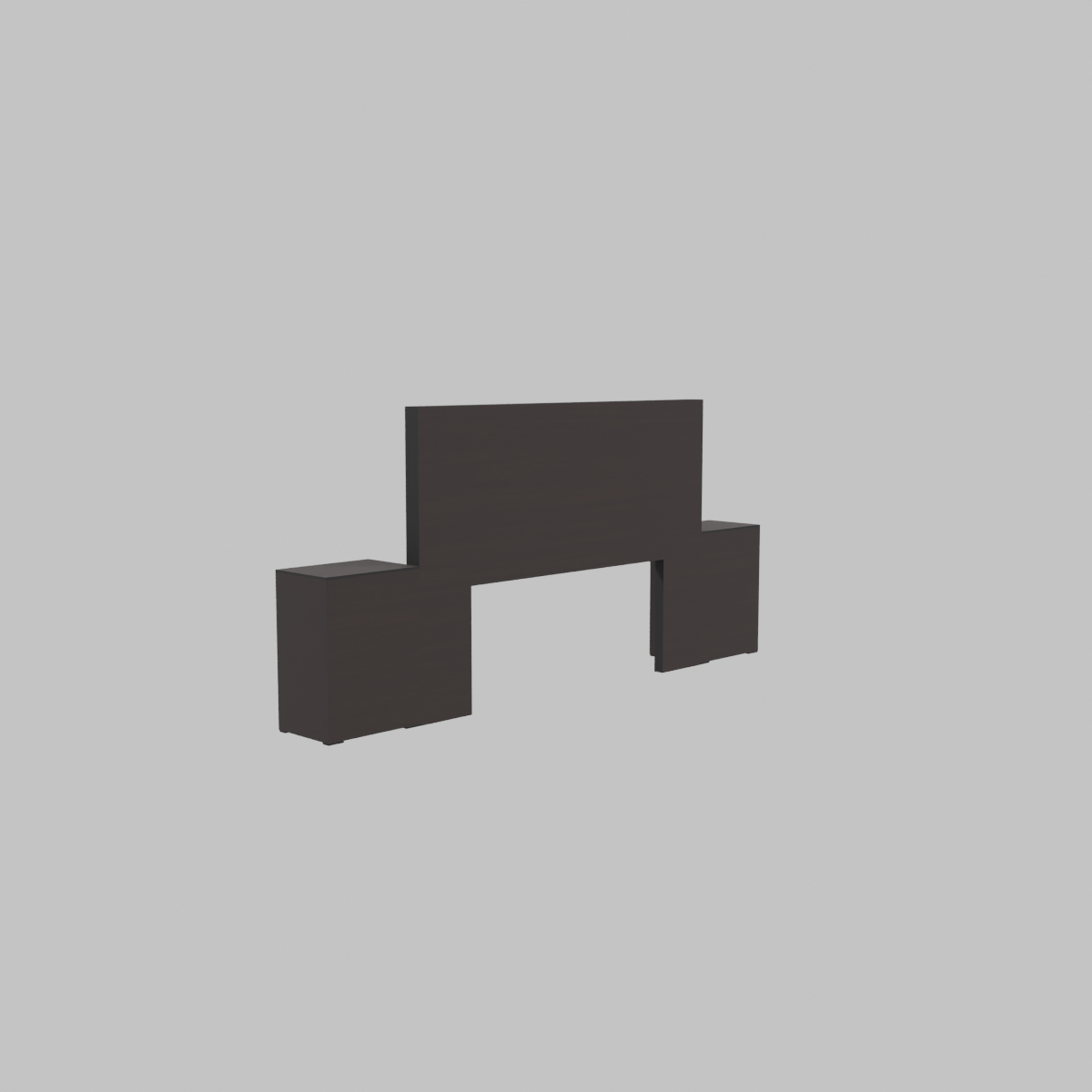 RESPALDO KING TAPIZADO CON LUZ Y MESAS