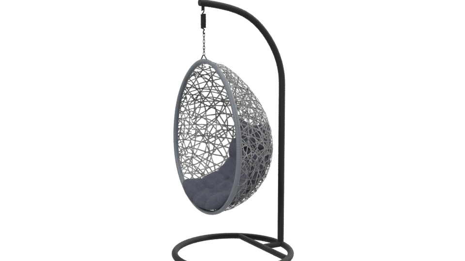 Stylish Hanging Egg Chair Model - Professional 3D Model Render 13