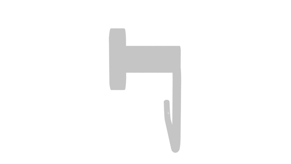 Sleek Bathroom Towel Holder 3D - Professional 3D Model Render 8