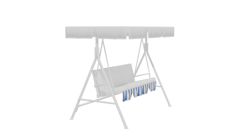 Stylish Outdoor Swing Canopy 3D - Professional 3D Model Render 12