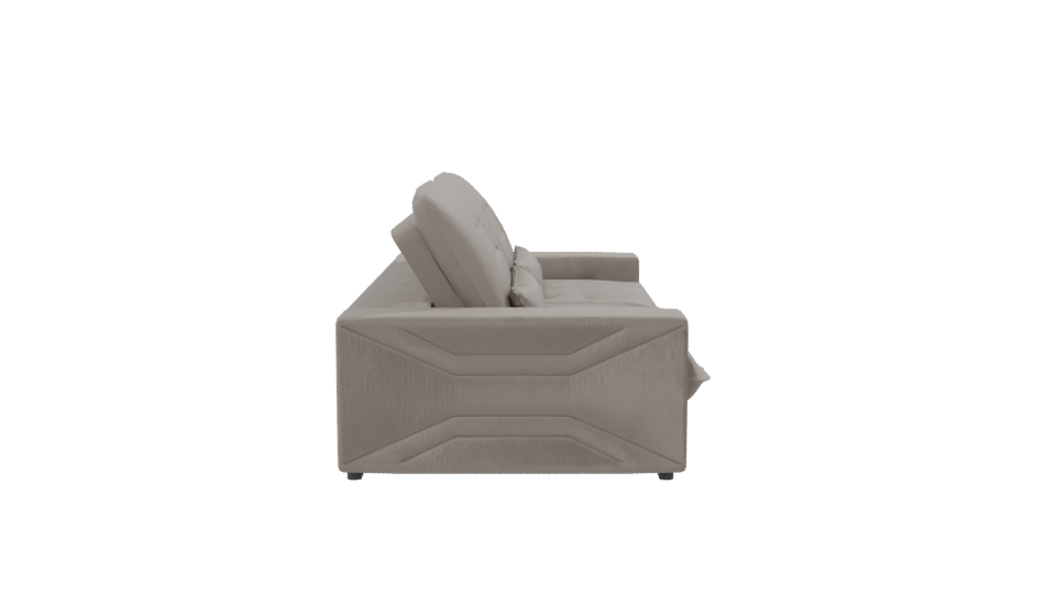 Stylish Modern Fabric Sofa 3D Model - Professional 3D Model Render 8