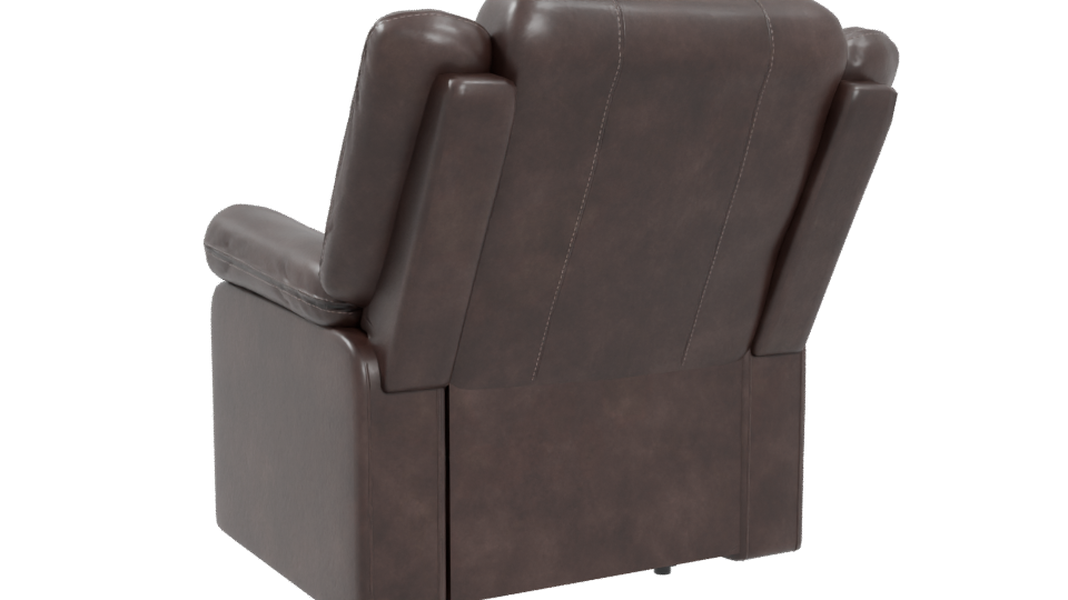 Stylish Modern Recliner Chair 3D Model - Professional 3D Model Render 4